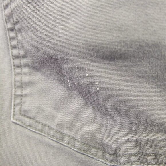 Duluth Trading Pants Mens 36x29 Gray Flex Fire Hose Canvas Relaxed Fit - Picture 3 of 9